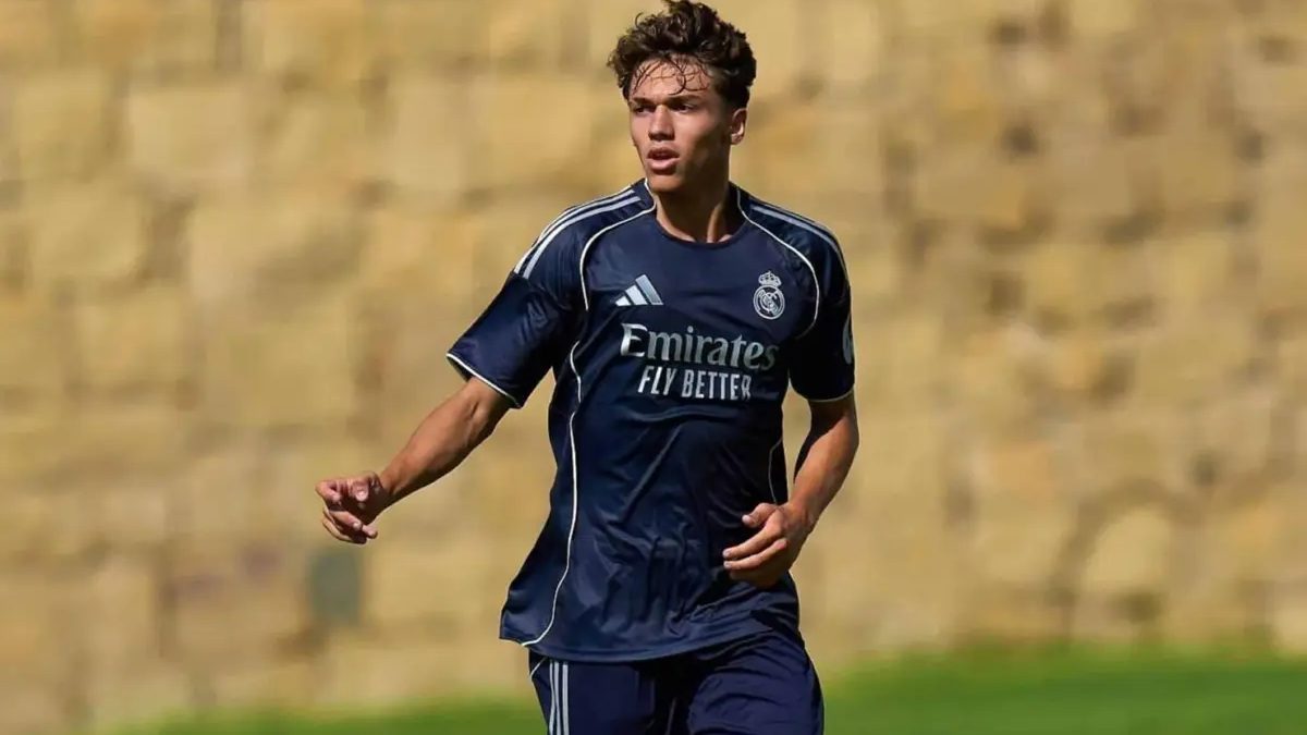 Thiago Pitarch con los colores del Real Madrid