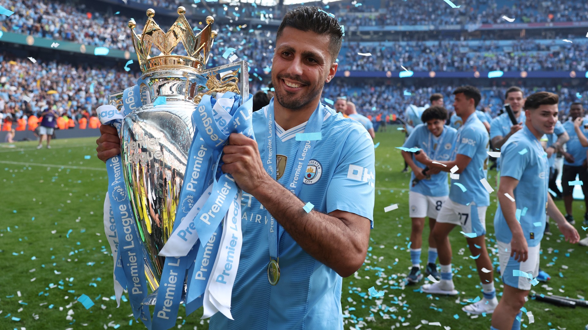Rodri lo ha ganado todo con el Manchester City / Getty Images