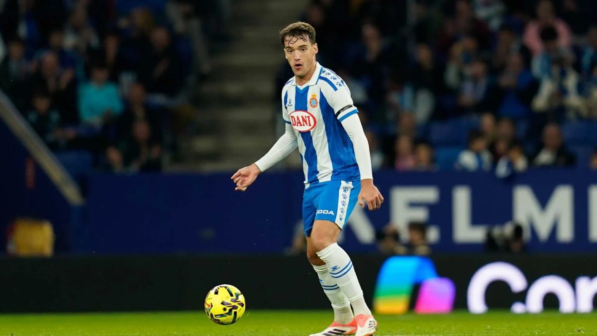 Urko González de Zárate durante un partido con el Espanyol