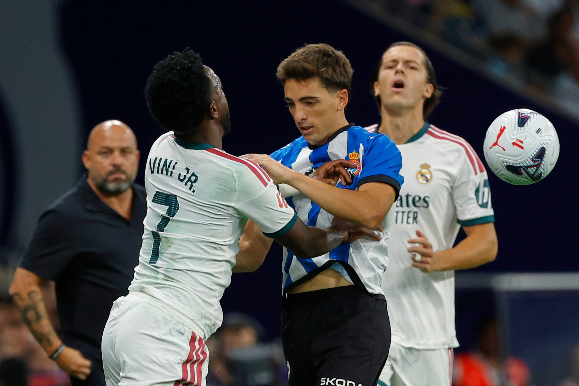Vinicius señalado por bajo rendimiento