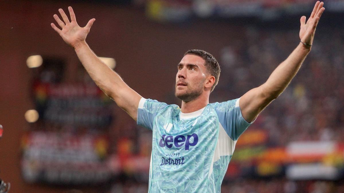 Vlahovic, el favorito de Deco para el Barcelona