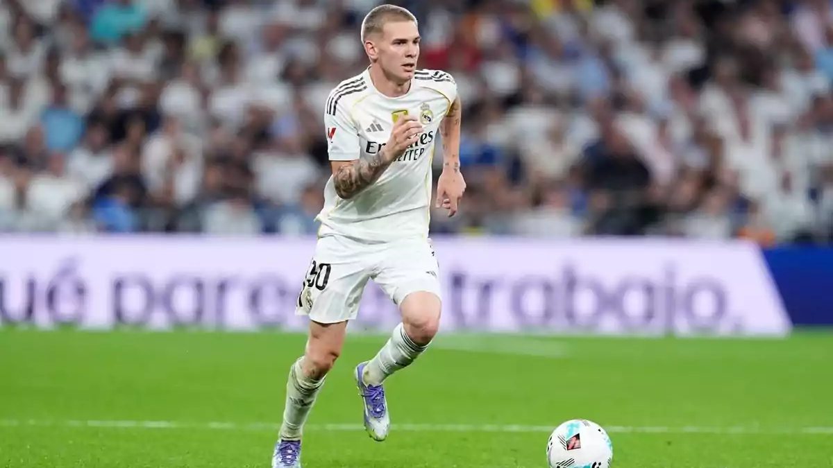 Franco Mastantuono, jugador del Real Madrid