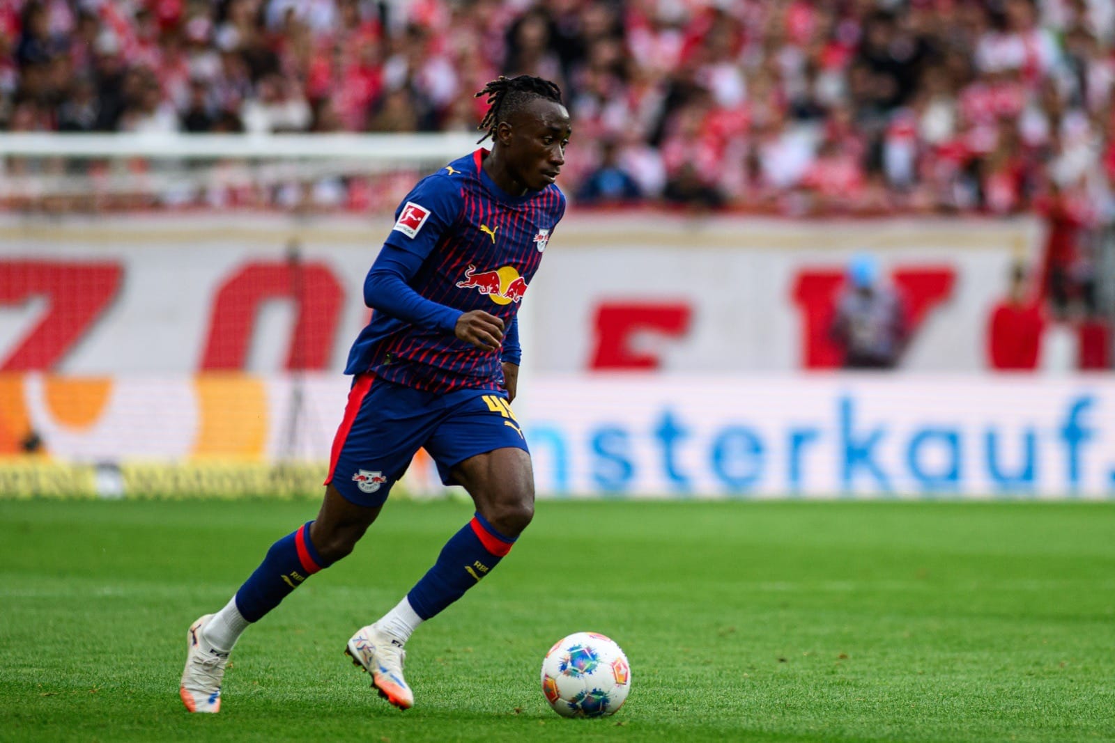 Yan Diomande has not traveled to Austria with Leipzig / Getty Images