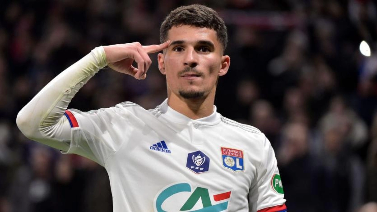 Houssem Aouar abandonará el Olympique de Lyon en verano. Foto: AS