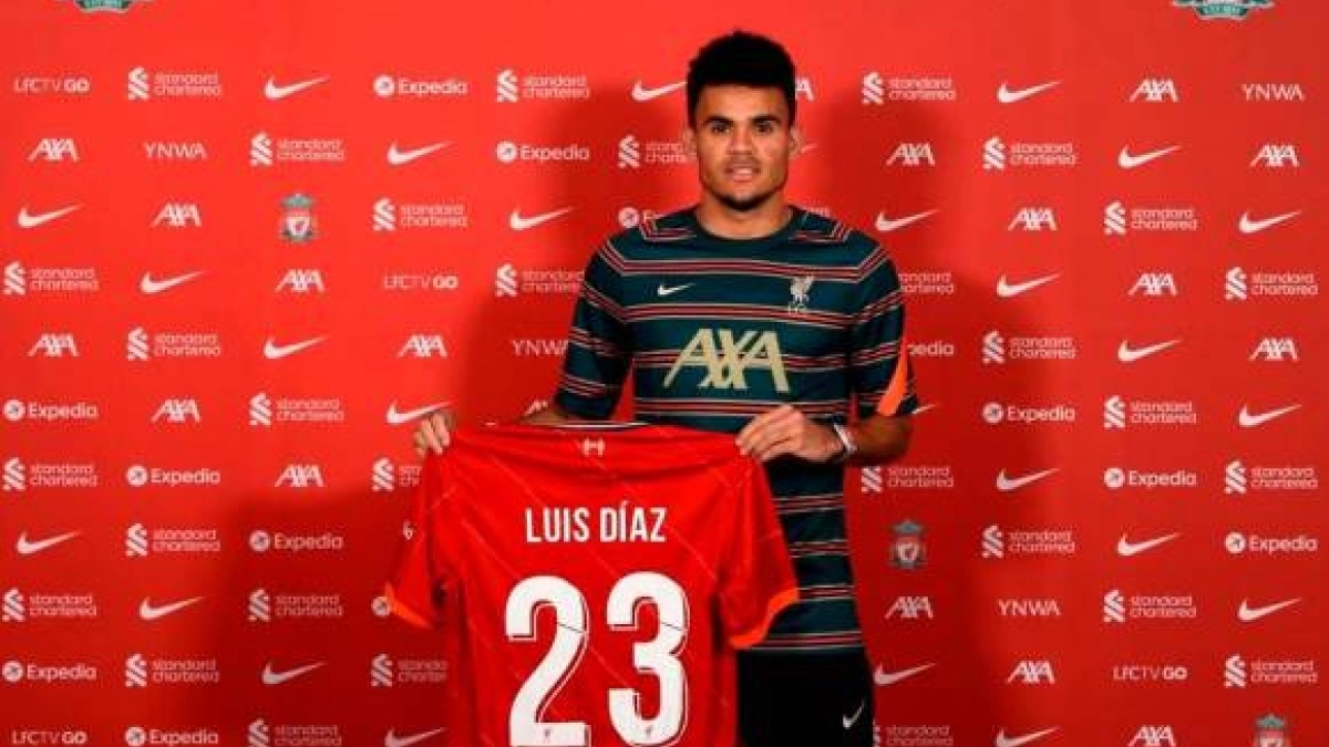 Luis Díaz, uno de los mejores fichajes de invierno de la Premier League. Foto: Liverpool