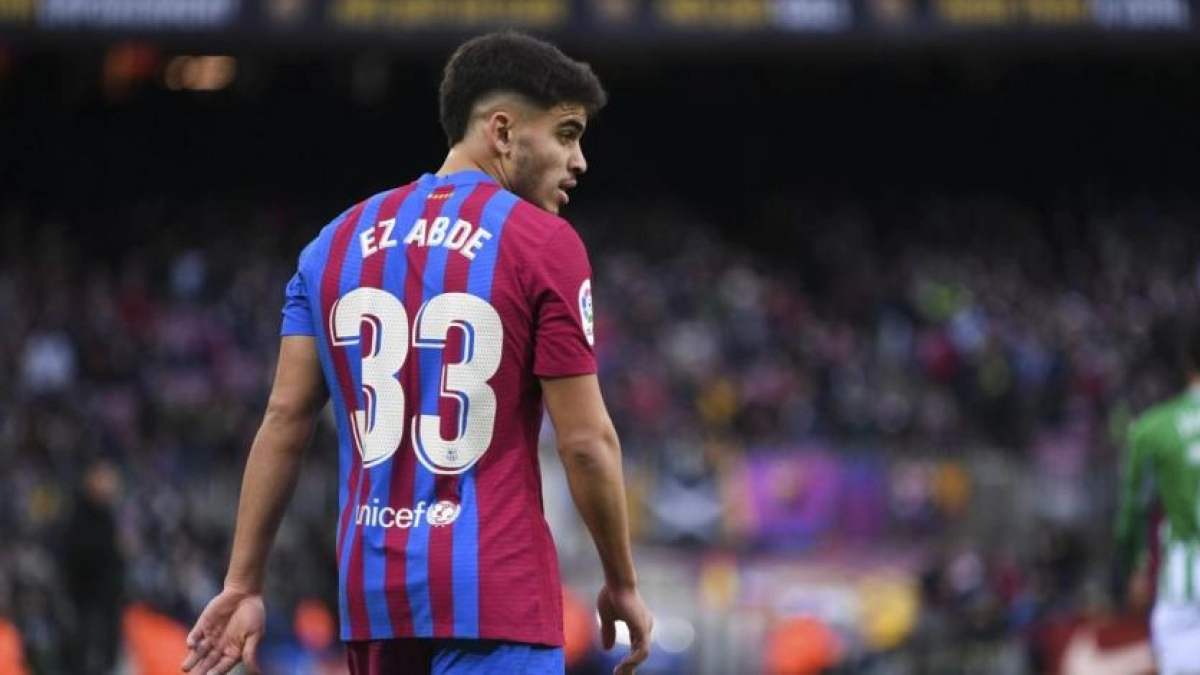 Ez Abde, jugador del F.C. Barcelona: As.