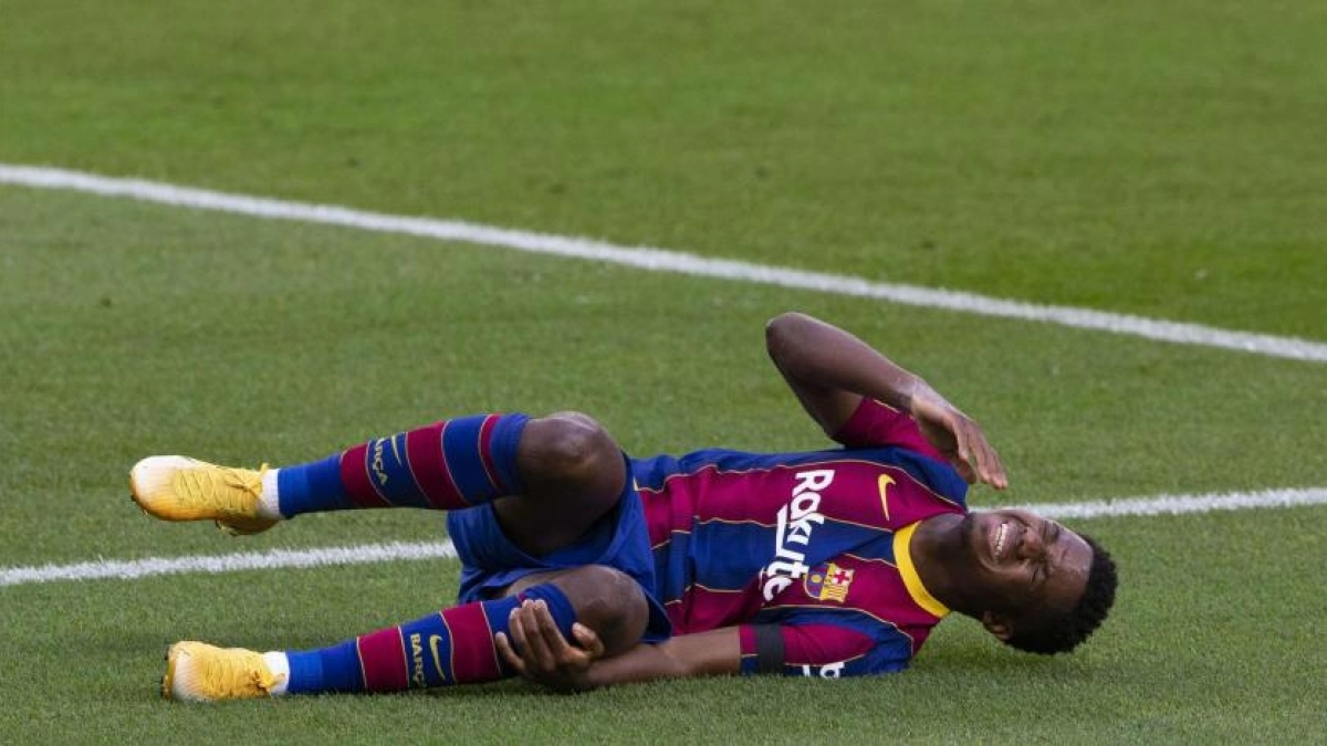 ¿Cómo podría jugar el Barcelona sin Ansu Fati? 
