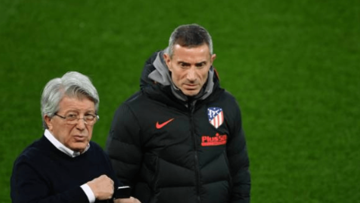 "Los tres delanteros que maneja el Atlético de Madrid. Foto: Getty Images"