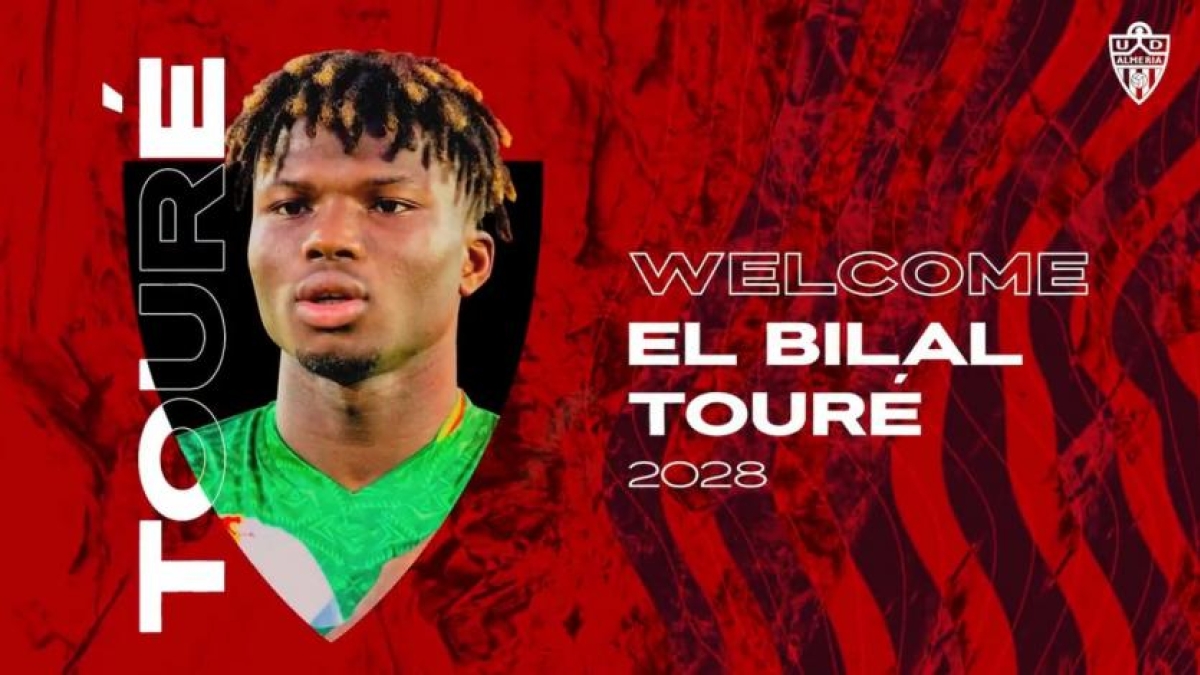 El Bilal Touré, el fichaje del Almería para suplir a Umar Sadiq