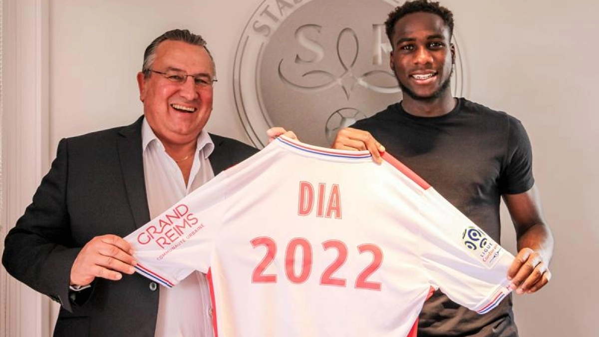Boulaye Dia, el 'nuevo Osimhen' de la Liga francesa / Stade-de-reims.com