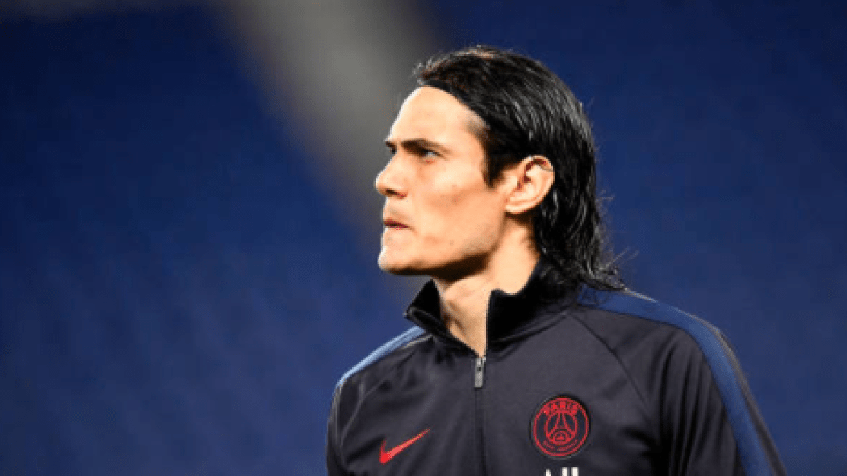 "Edinson Cavani, a punto de firmar con Benfica. Foto: Getty Images"