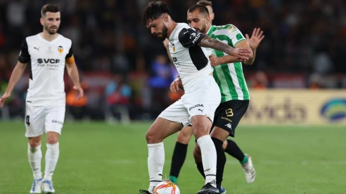Omar Alderete, durante la final de la Copa del Rey. Foto: Superdeporte