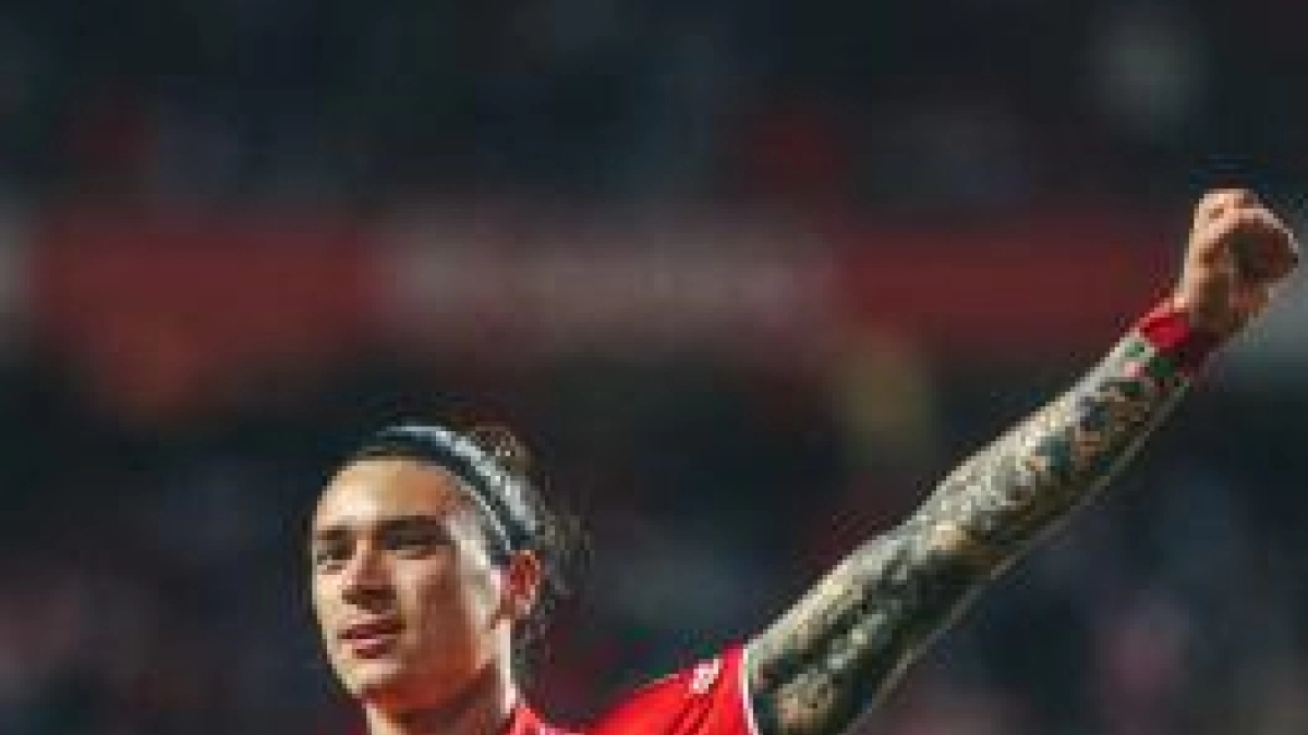 Darwin Núñez ya es 'red'. Foto: @slbenfica