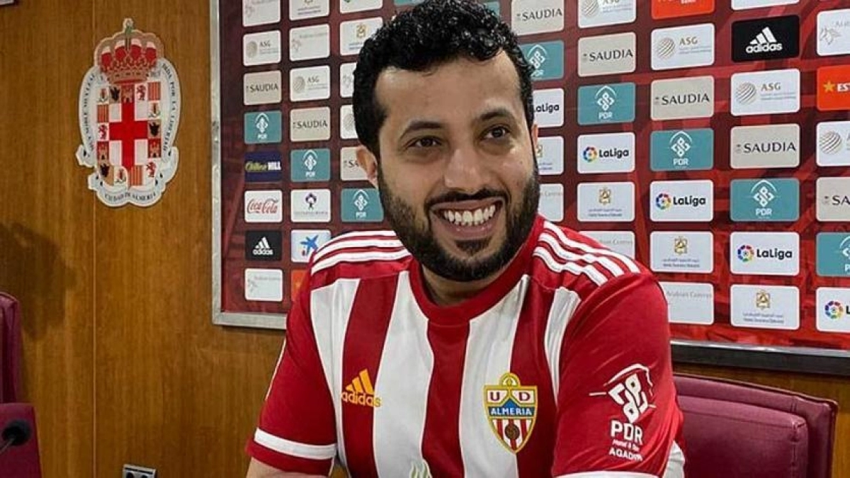 Turki Al Sheikh, propietario de la UD Almería. Foto: Marca