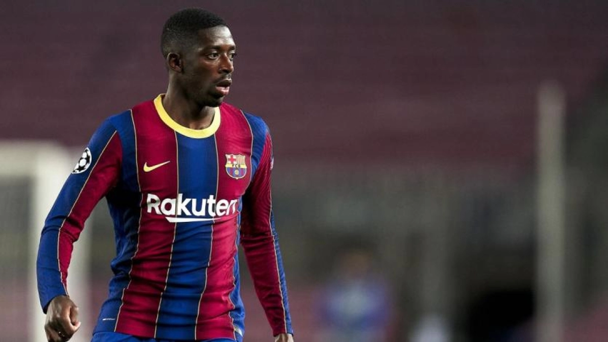 El Barça prioriza la renovación de Dembélé ante el interés del United. Foto: eurosport.fr