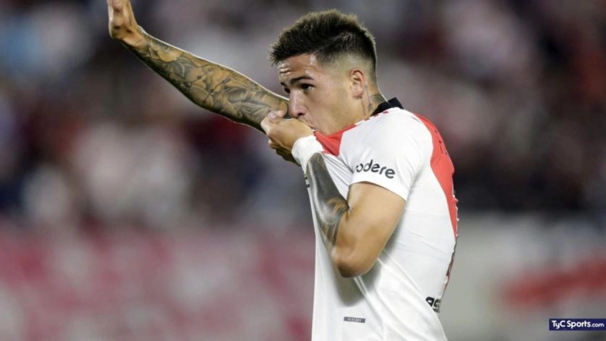 Enzo Fernández, jugador de River Plate: TyC Sports.