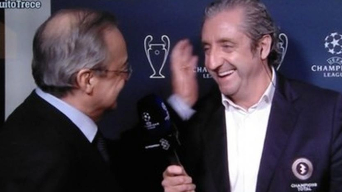 Florentino usa como marioneta a Pedrerol para cantar fichajes. Foto: A3