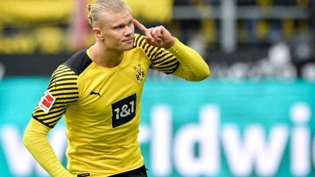 Erling Haaland podría abandonar Dortmund. Foto: Getty