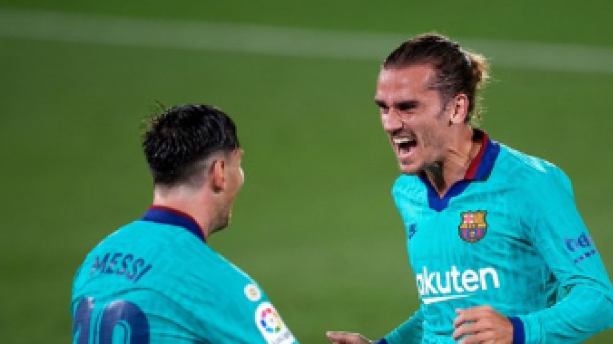 "Griezmann y Messi demuestran su compromiso con el Barça. Foto: Getty Images"