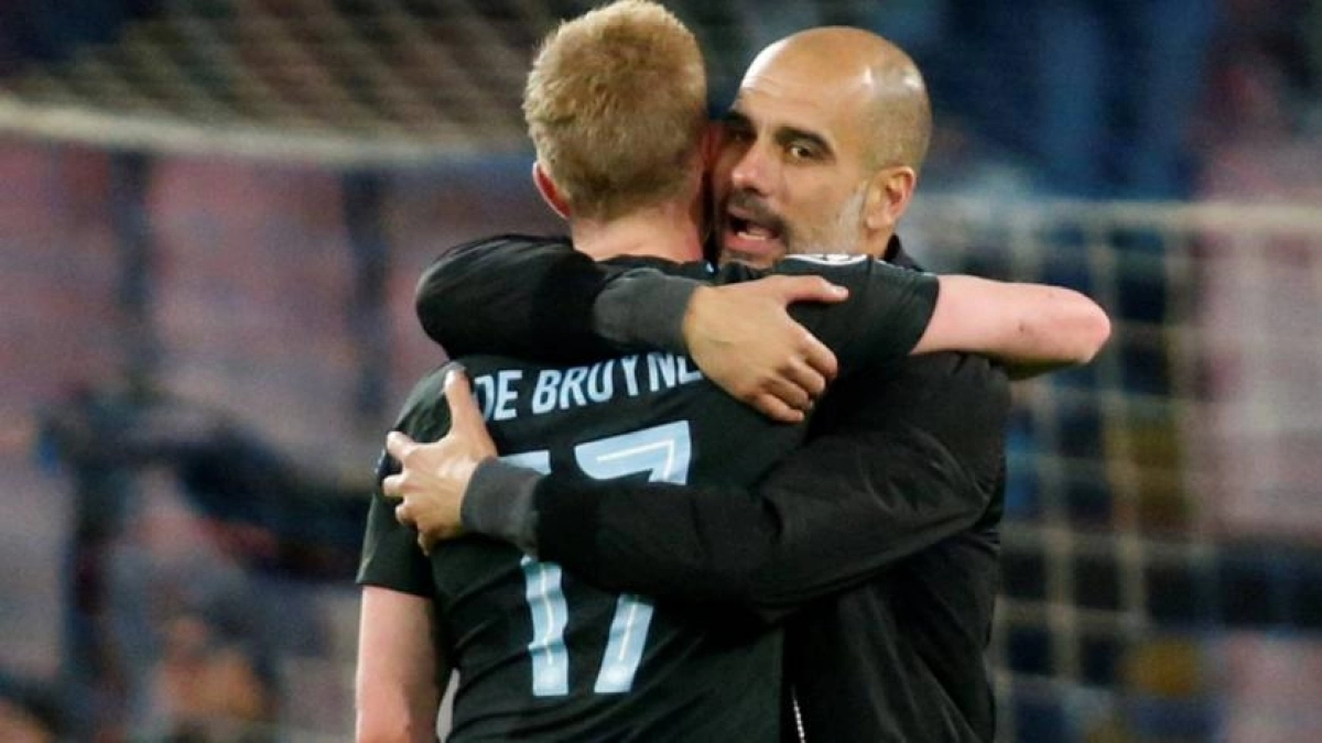 Guardiola y De Bruyne, una asociación inmejorable.