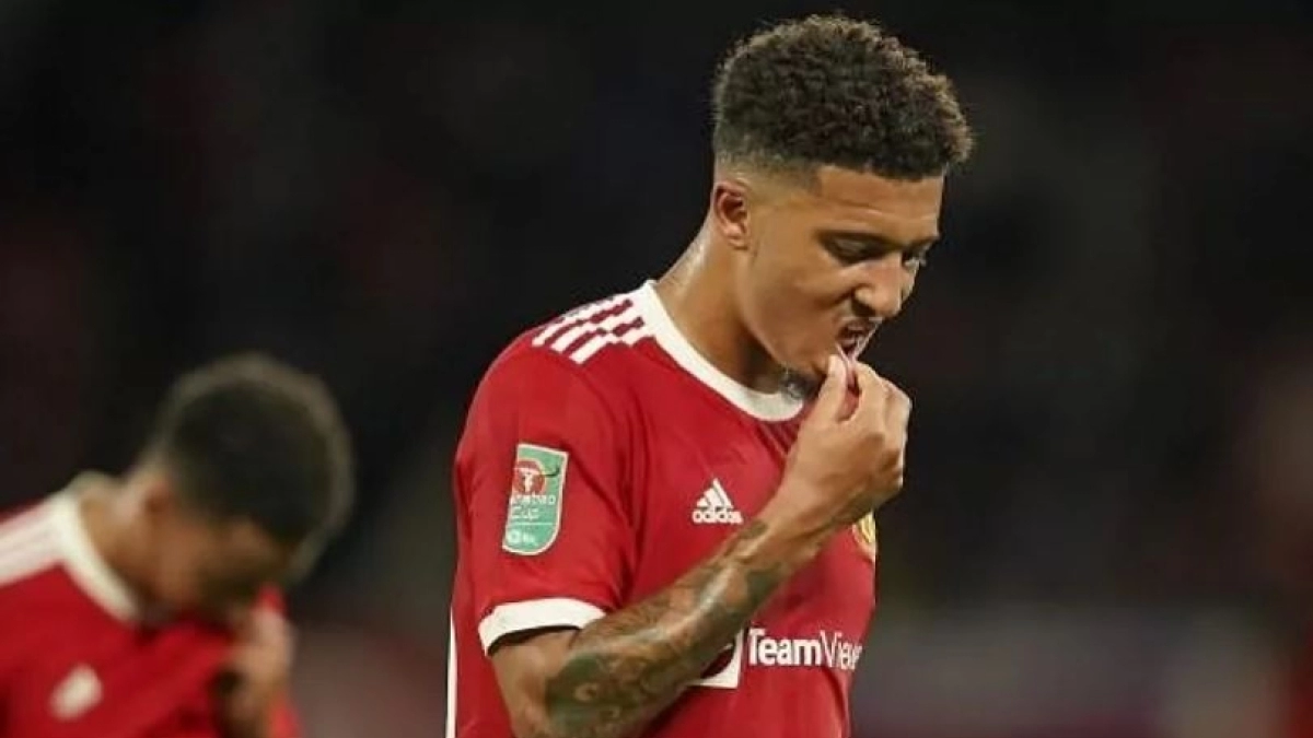 ¿Qué le ocurre a Jadon Sancho en el Manchester United? "Foto: The Sun"
