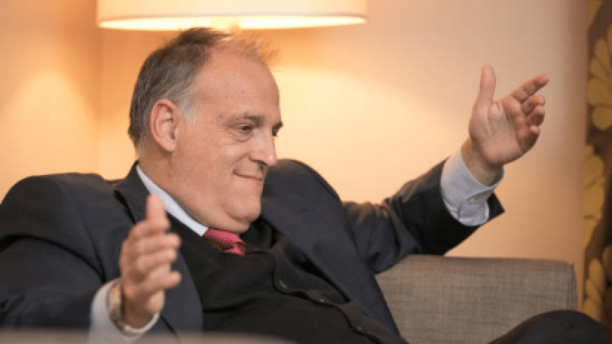 "LaLiga de Javier Tebas, un circo descontrolado. Foto: Getty Images"