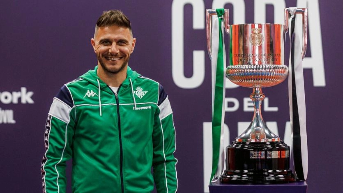 Joaquín Sánchez, jugador del Real Betis Balompié: RFEF.