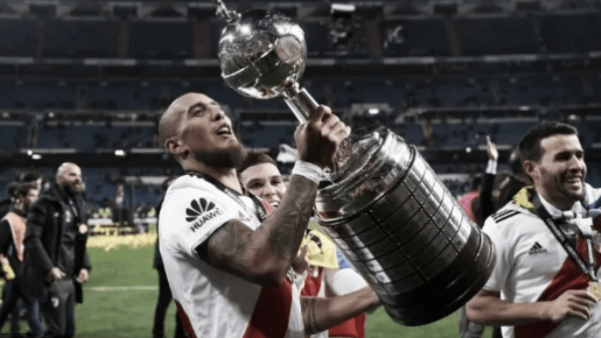Jonatan Maidana cerró su regreso a River Plate "Foto: Olé"