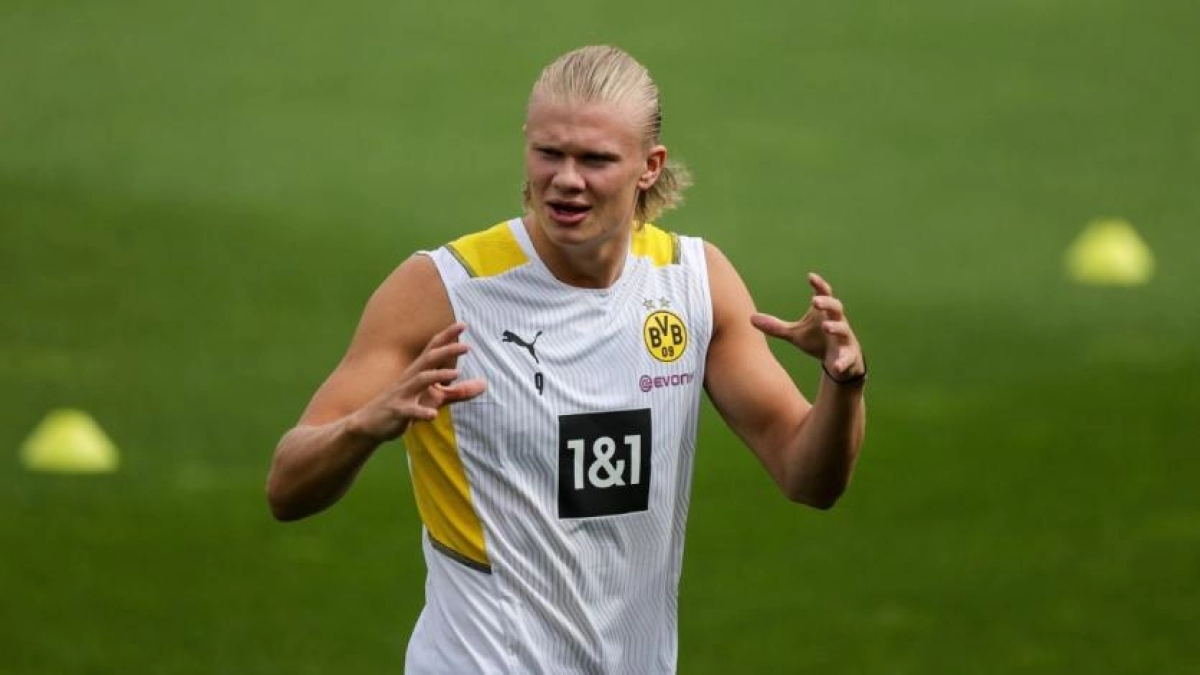 Erling Haaland quiere jugar en España. Foto: Getty