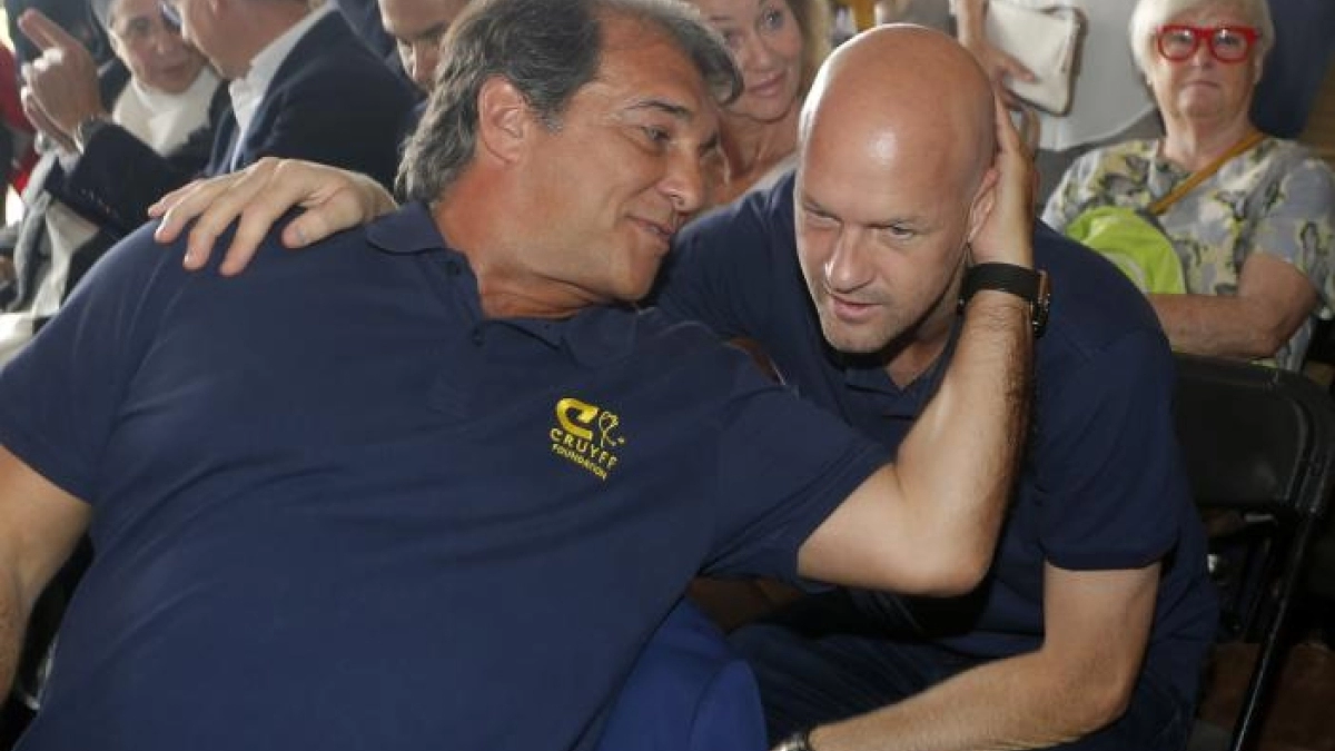 Laporta piensa en Jordi Cruyff... ¡como entrenador! Foto: Marca