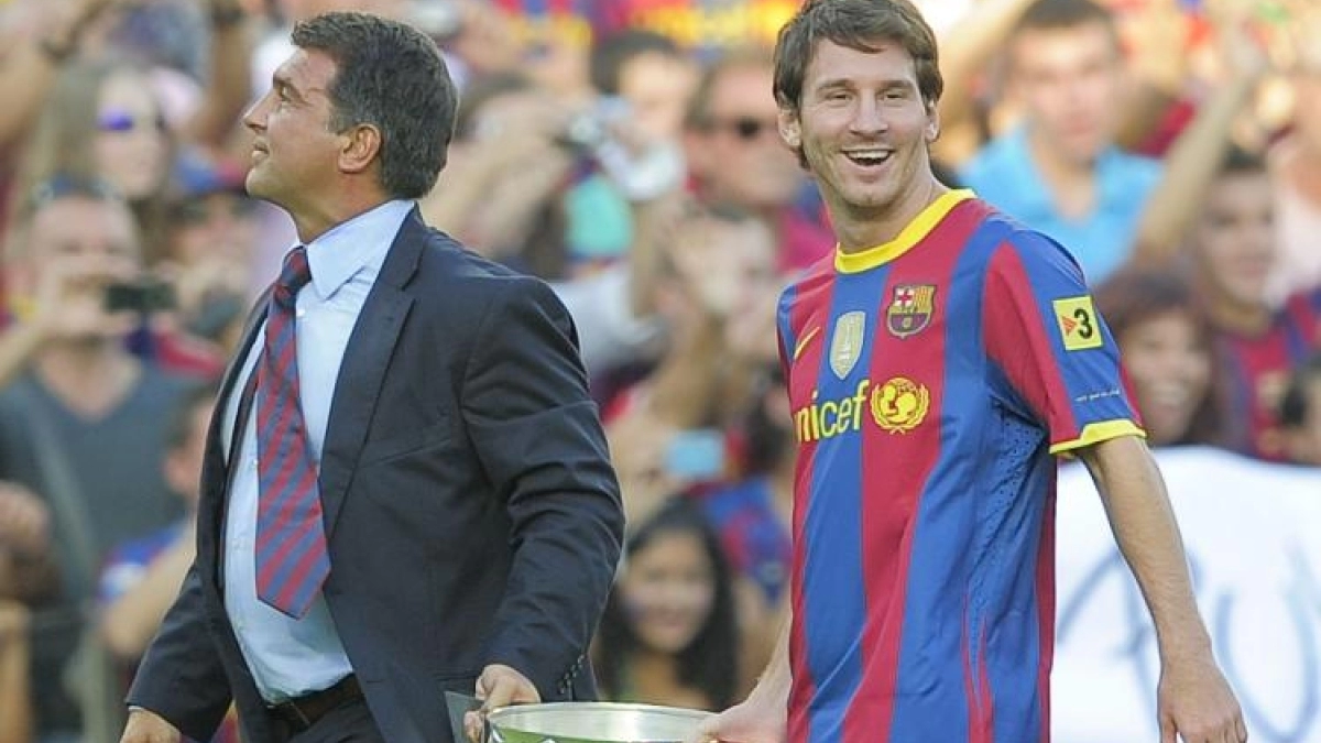Una leyenda del Barça ‘ficha’ por Laporta y ve a Messi fuera. Foto: calciomercato.com