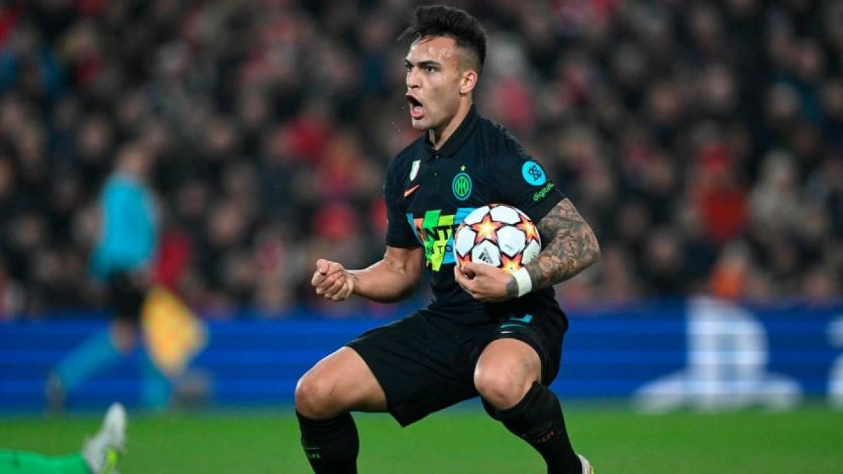 Lautaro Martínez, jugador del Inter de Milán: Telefónica.