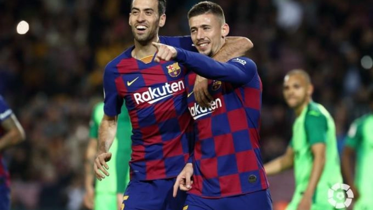Lenglet no puede con la presión / Laliga.es