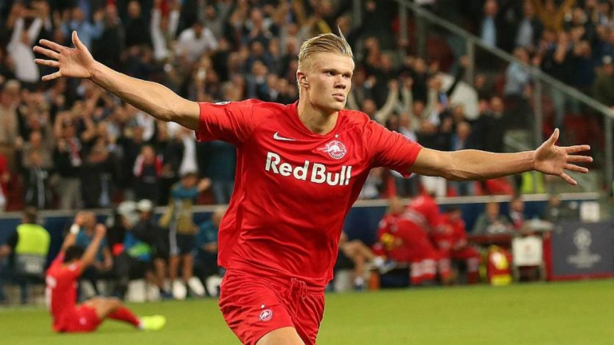 Erling Haaland jugó en el RB Salzburg antes de fichar por el Borussia Dortmund. Foto: Getty