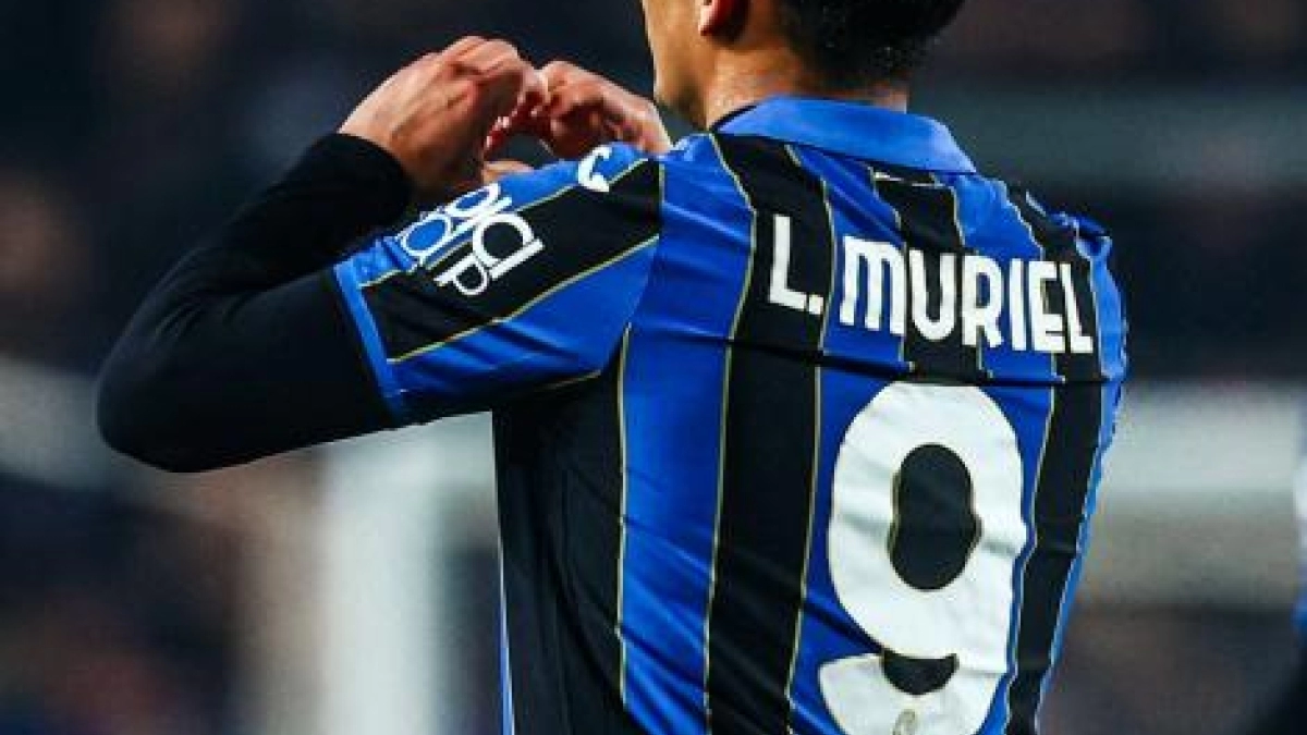 Luis Muriel, cerca de firmar por el Olympique de Marsella. Foto: @Atalanta_BC