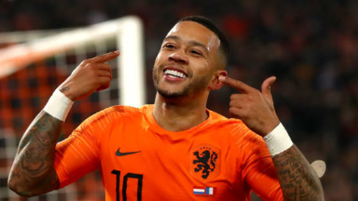 "¿Cuándo podrá fichar el FC Barcelona a Memphis Depay? Foto: Getty Images"