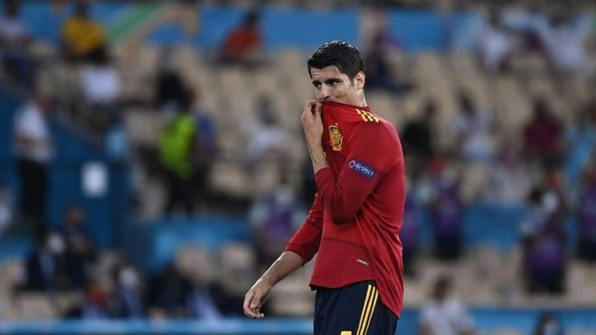 Morata, el delantero titular de la Selección Española, cuestionado - Foto: Sport