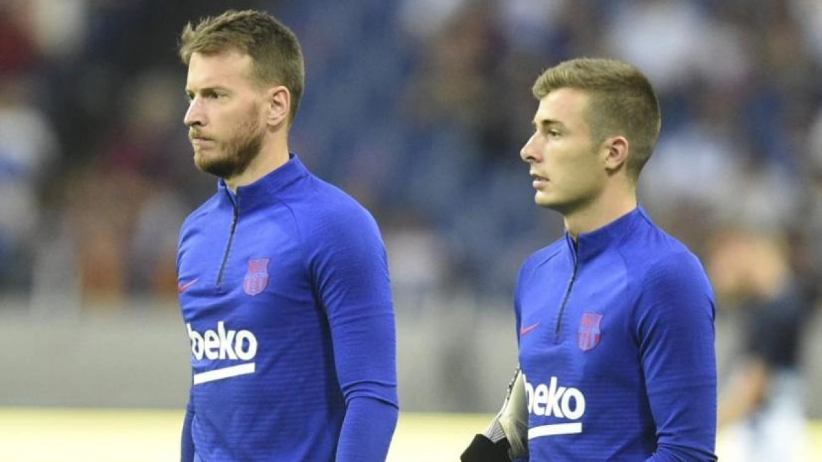 Neto en la rampa de salida del Barcelona. Foto: Mundo Deportivo