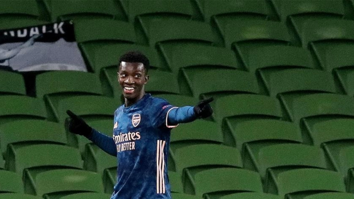 Eddie Nketiah se une a la lista de opciones del West Ham para suplir a Haller