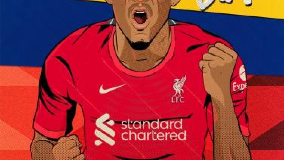 Luis Díaz firma con el club inglés. Foto: Liverpool FC