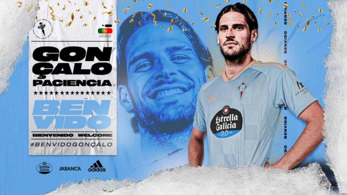 El delantero portugués aterriza en Balaídos. Foto: RC Celta de Vigo