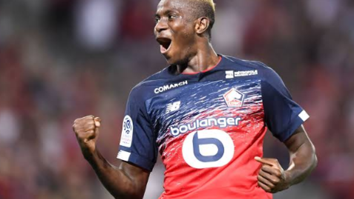 El Lille cierra la venta de Osimhen y el fichaje de Jonathan David "Foto: L'Equipe"