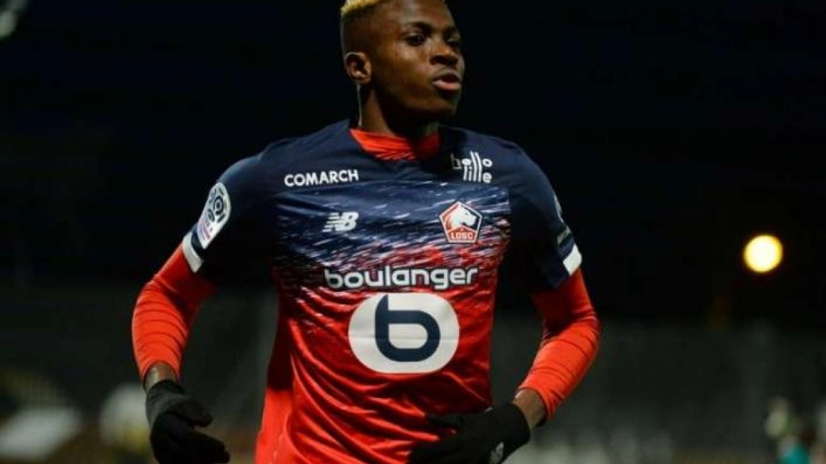 Osimhen pillado en Nápoles / Besoccer.com