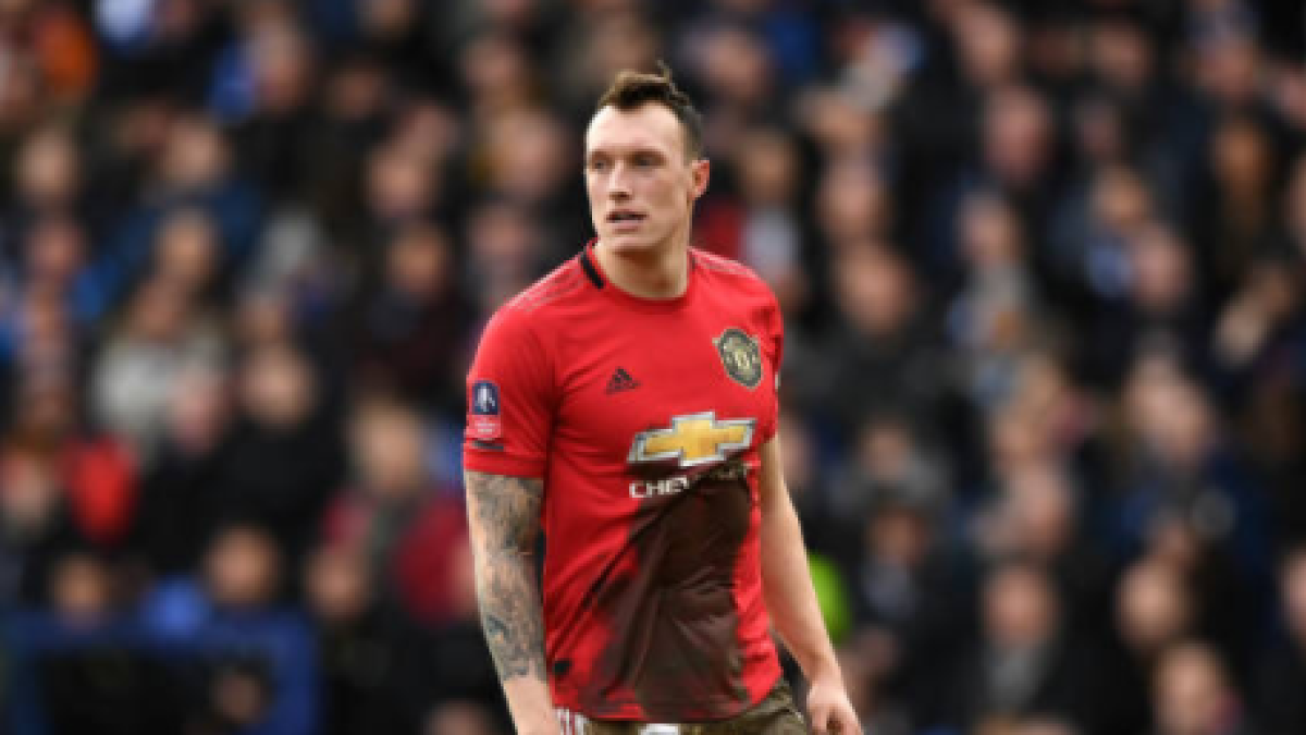 "Phil Jones, más fuera que dentro./ Foto: Getty Images"