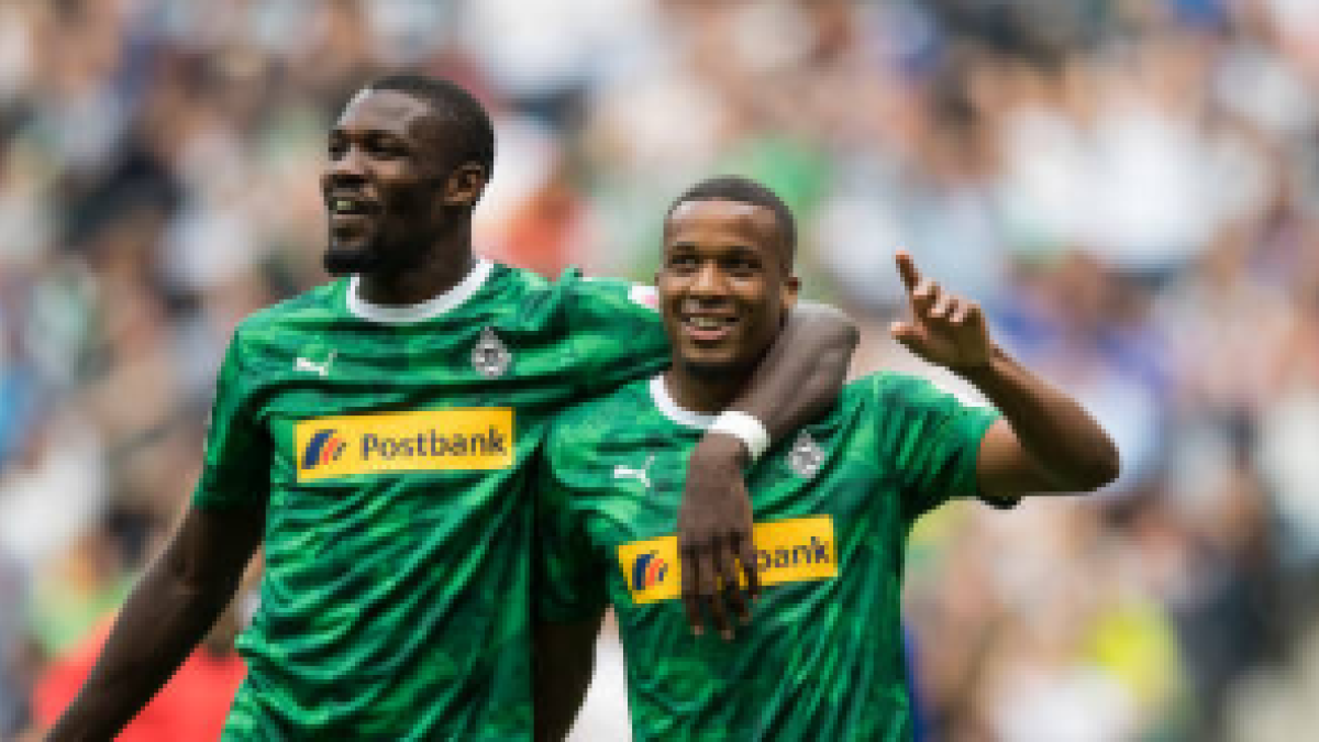 "La dupla francesa del ‘Gladbach que enamora a Europa. Foto: Getty Images"
