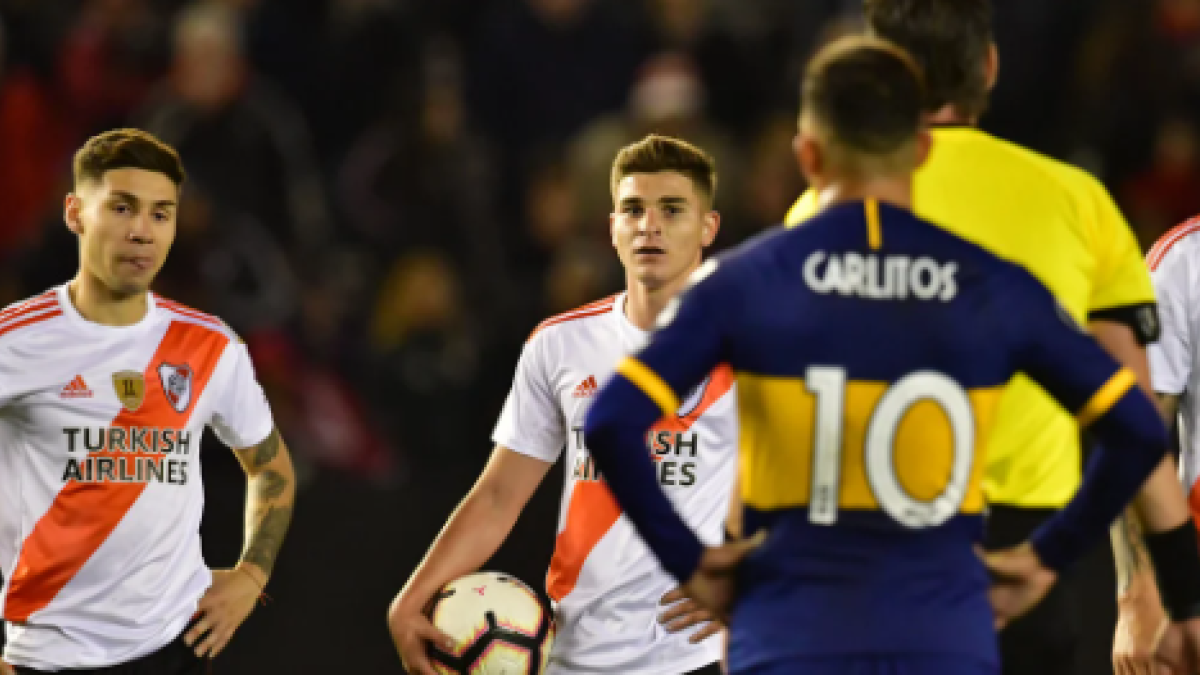 Escándalo de soborno en un Boca-River "Foto: Clarín"