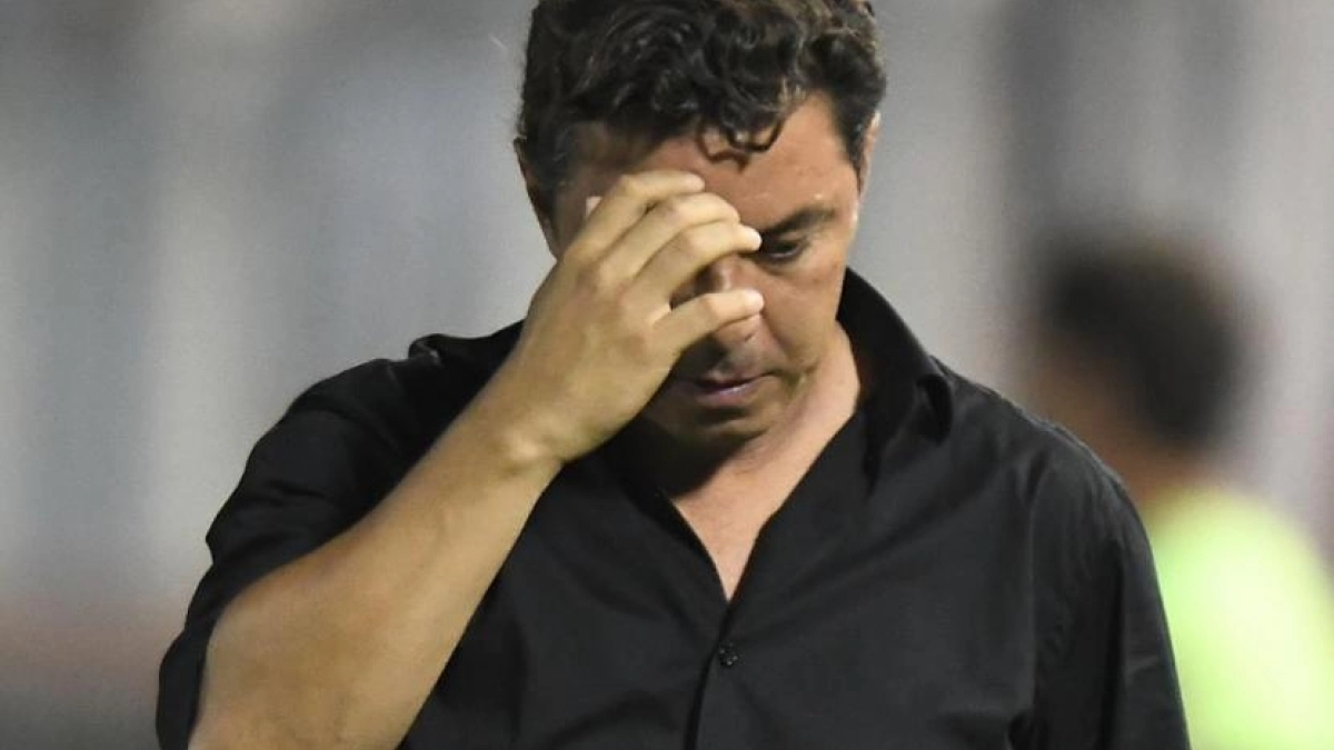 Gallardo, señalado tras perder la Superliga.