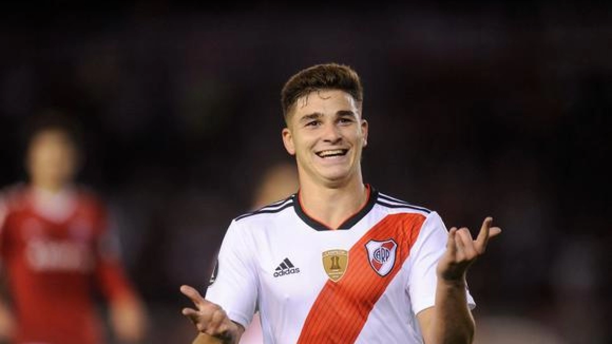 Julián Álvarez saldrá de River tras el Mundial de Qatar. Foto: Getty