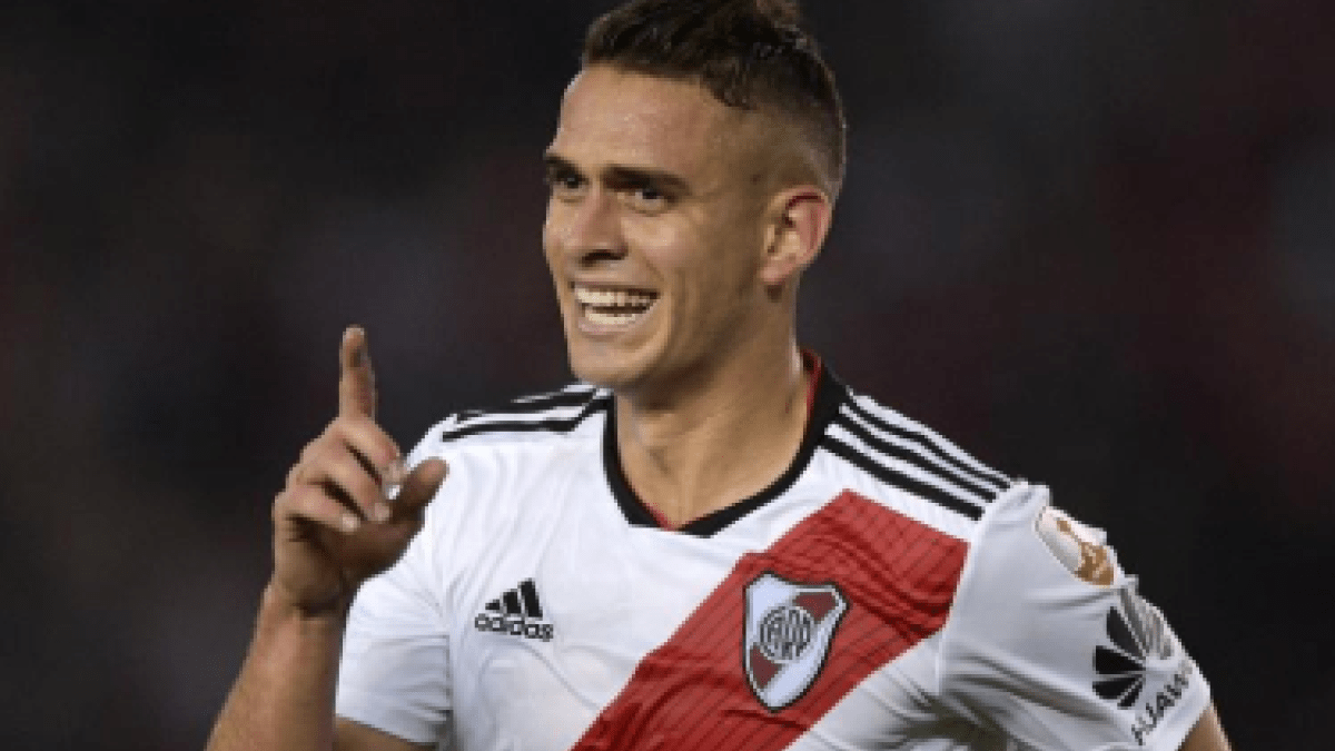 Santos Borré habló de su futuro y la posibilidad de seguir en River "Foto: TNT Sports"