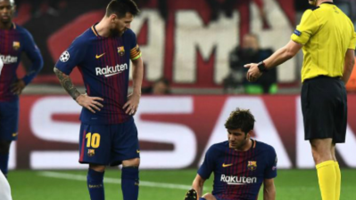 Los problemas del Barça en los laterales "Foto: Marca"